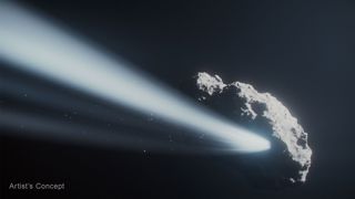 Artist's concept of comet 41P