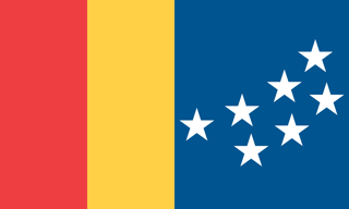 The flag of the city of Durham, North Carolina