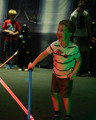 Happy young boy in a Lightsaber class at Galactic Gathering
