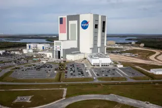 NASA's Johnson Space Center looks nice, but not as nice as in the movie. 