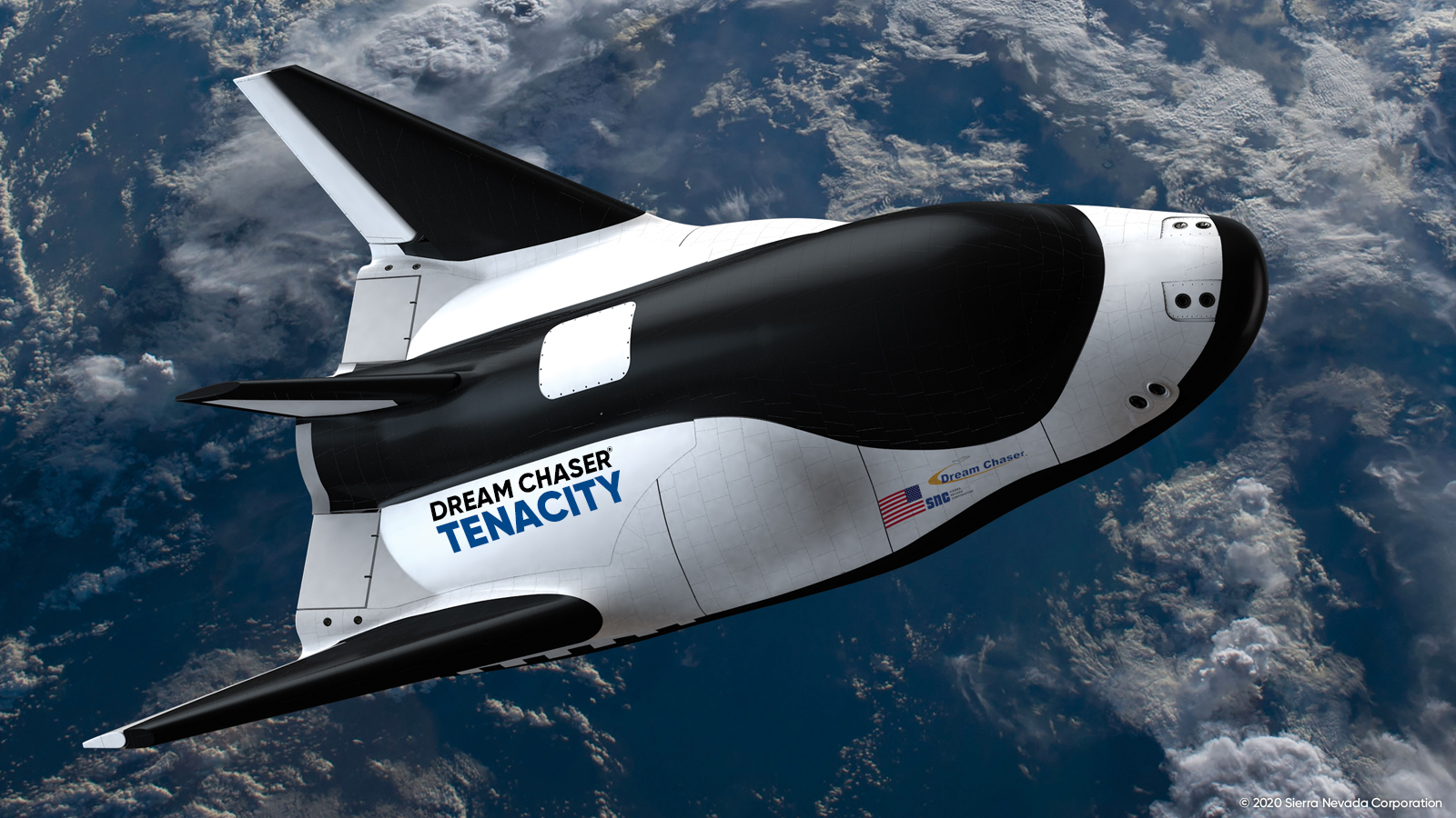 The very unique looking Dream Chaser.