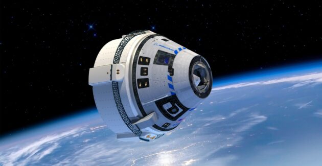 Starliner – due to arrive at the ISS this April.