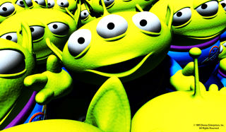 Claw Aliens in Toy Story