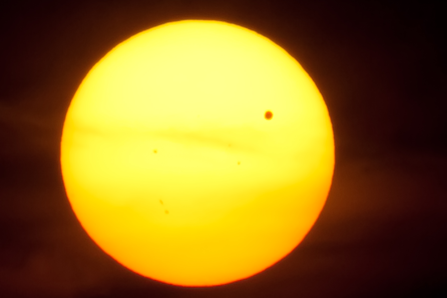 Transit of Venus in Front of the Sun, 2012. 