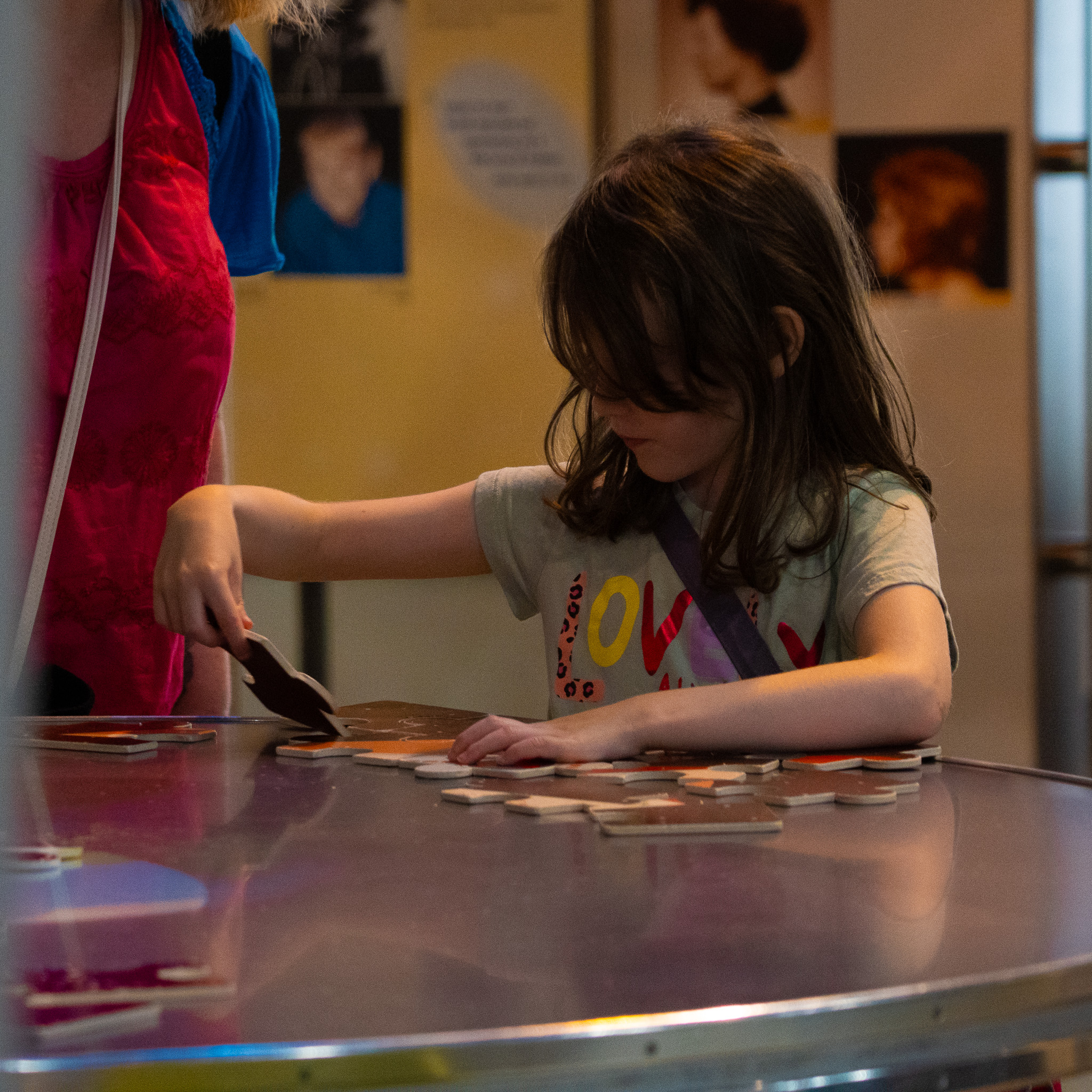 Child in Into Space gallery at Accessible Afternoon