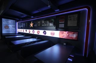 Soyuz Lounge seating area in Boosters Cafe