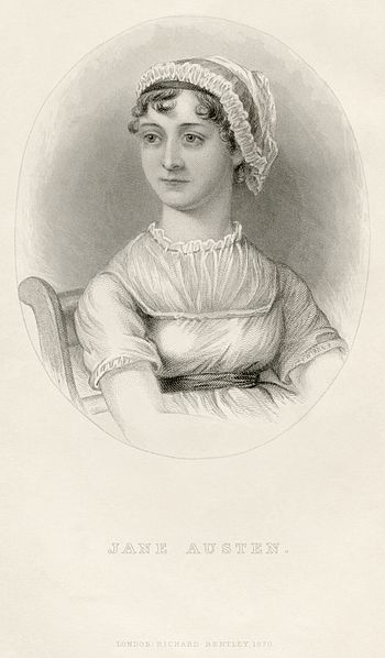 Jane Austen, the prolific writer.