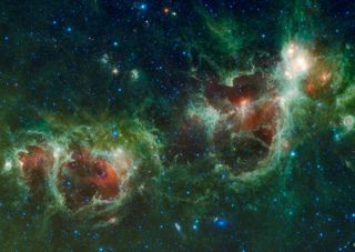 The Heart and Soul Nebula.
