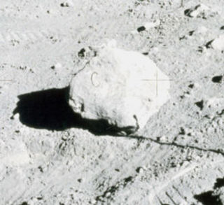 Apollo 16 Moon rock.