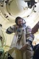 Timothy During Training In The Soyuz TMA Simulator