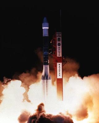 19th Navstar Global Positioning System Satellite mission blasting off 29/3/1993.