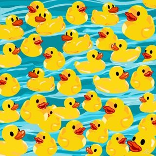 Rubber Ducks Illustration