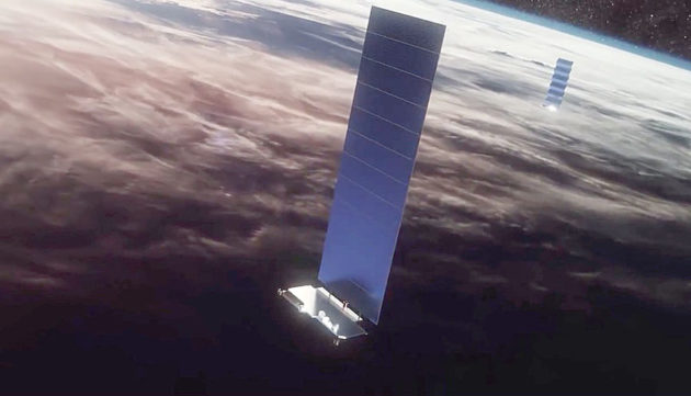 Starlink satellite.