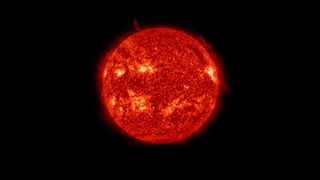 The Sun’s active surface seen in extreme ultraviolet light.