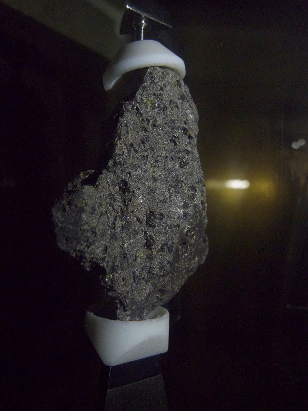 Apollo 17 Moon rock at the National Space Centre.