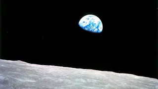 On 24 December 1968, Apollo 8 astronauts Frank Borman, Jim Lovell, and Bill Anders became the first humans to orbit the Moon, and the first to witness the magnificent sight called "Earthrise."