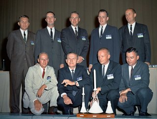 Astronaut Group 2, known as the 'New Nine'.
