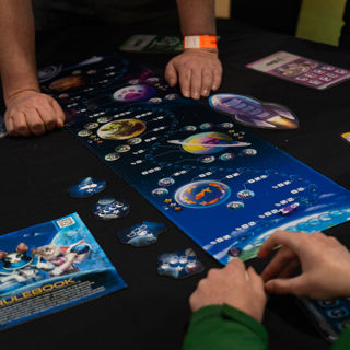 MLEM being played at To Boldly Game
