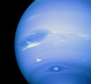 The Great Dark Spot captured by Voyager 2 as it approached Neptune