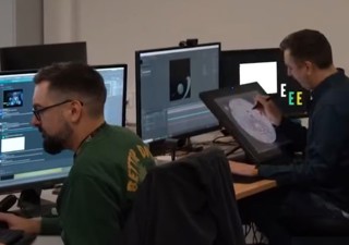 Ian and Neil - CG artists.