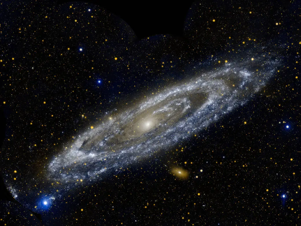 The Andromeda Galaxy, imaged by GALEX.